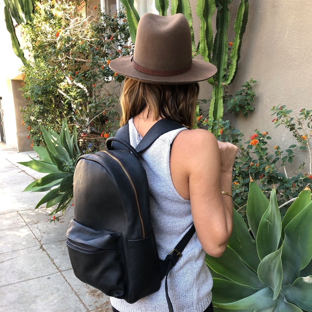 Custom Handmade Leather Backpack